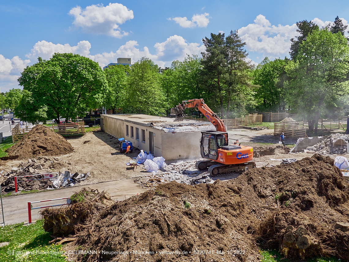 10.05.2022 - Baustelle am Haus für Kinder in Neuperlach
